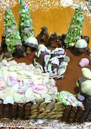 クリスマスケーキ☆（チョコの森）-レシピのメイン写真