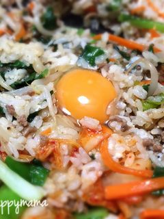 ホットプレートで簡単☆石焼きビビンバ-レシピのメイン写真