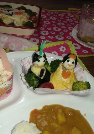 おひな祭りメニュー♪お内裏様とお雛様-レシピのメイン写真