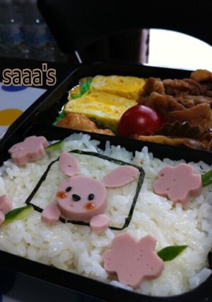キャラ弁 うさぎちゃん 大人弁当-レシピのメイン写真