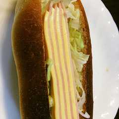 รูปของ 簡単 朝ごはん ハムチーズサンド♪