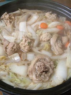 ピリッと鶏ごぼう鍋-レシピのメイン写真