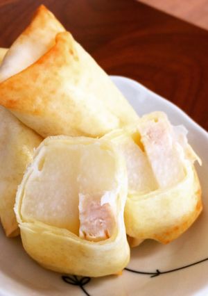 オーブンで♪長芋チーズの揚げない春巻き♪-レシピのメイン写真