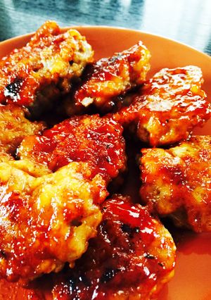 豚こま肉でポークチャップ風-レシピのメイン写真