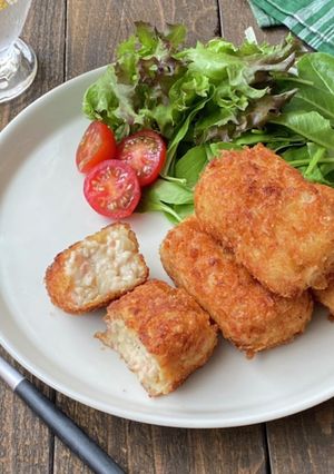 カニカマde美味しいカニクリームコロッケ-レシピのメイン写真