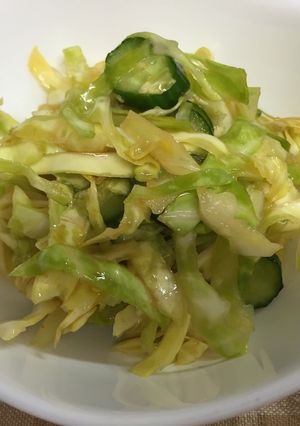 キャベツとキュウリのさっぱり中華風サラダ-レシピのメイン写真