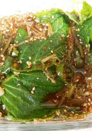 韓国料理 エゴマ漬け-レシピのメイン写真