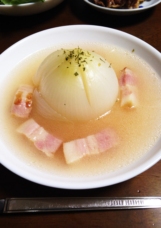 新玉ねぎの丸ごとコンソメ煮-レシピのメイン写真