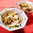 ザーサイと茹で鶏の和え物