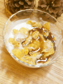 ヨーグルトで食べる✿こしあんフレーク-レシピのメイン写真