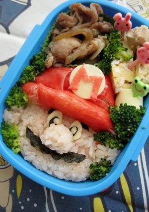 スーパーマリオのキャラ弁（幼稚園）-レシピのメイン写真