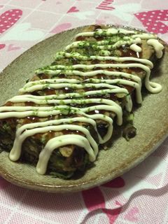 ♡レタスとひじきのお好み焼き風☆厚焼卵♡-レシピのメイン写真