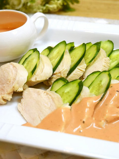 ゆで鶏と胡瓜の簡単オードブル♪鶏胸肉で♡-レシピのメイン写真
