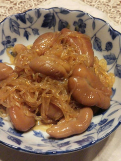 イカの白子と糸こんにゃくの煮付け-レシピのメイン写真