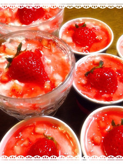 苺のキラキラムース-レシピのメイン写真