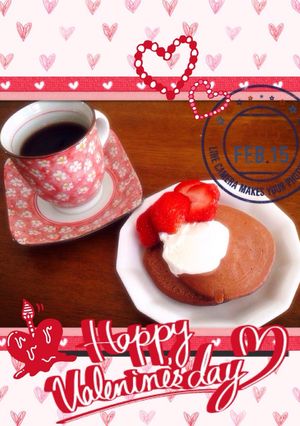 苺とチョコの簡単パンケーキ-レシピのメイン写真