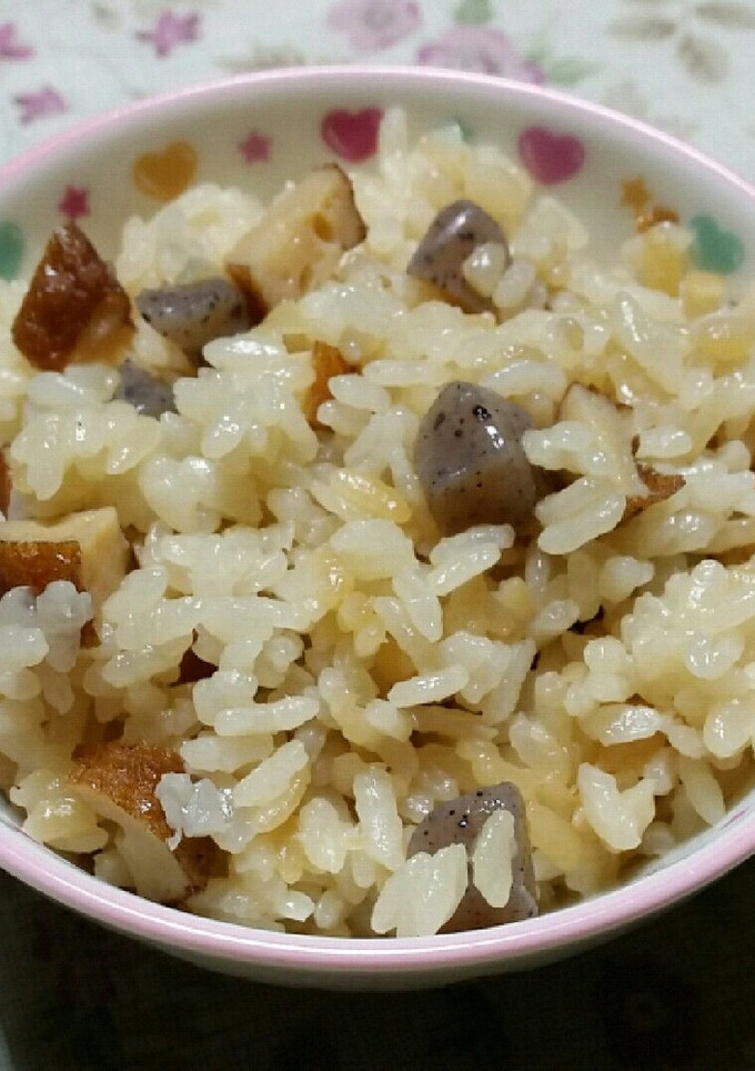 おでんの残りで炊き込みご飯。-レシピのメイン写真