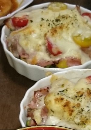 ベーコンと野菜のチーズ焼き-レシピのメイン写真