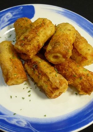 ちくわの磯部揚げ・・・風バジル揚げ！-レシピのメイン写真