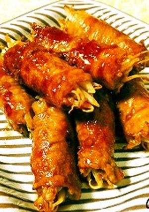 ★簡単＆節約！肉巻きもやしの照り焼き★-レシピのメイン写真