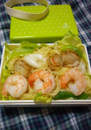 シーフードのサラダ塩焼きそば-レシピのメイン写真