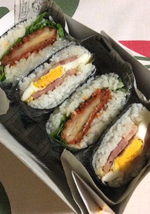 なんでも入れちゃえ♪おにぎらず（≧∇≦）-レシピのメイン写真