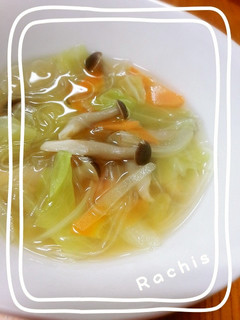 冷蔵庫の残り野菜で春雨スープ♡-レシピのメイン写真