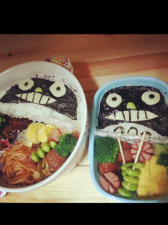 トトロのキャラ弁-レシピのメイン写真