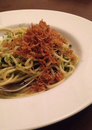 あおさ海苔と柚子胡椒のパスタ-レシピのメイン写真