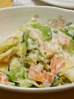 キャベツと青梗菜の酒粕和え-レシピのメイン写真