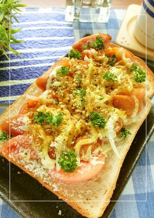 トマトのココナッツカレートースト-レシピのメイン写真