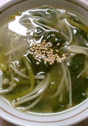 簡単　ほうれん草　えのきの　とろみスープ-レシピのメイン写真