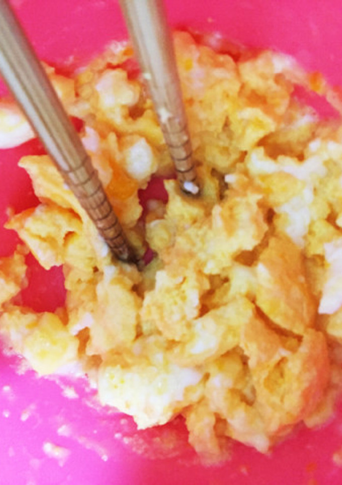 レンジde簡単炒り卵風♪-レシピのメイン写真