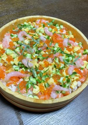 簡単♡コロコロバラちらし寿司♪雛祭りに。-レシピのメイン写真