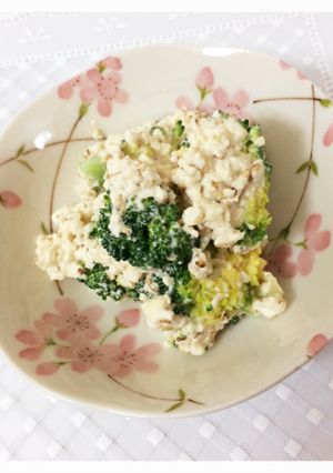 ヘルシー♪ブロッコリーの豆腐ごまタルタル-レシピのメイン写真