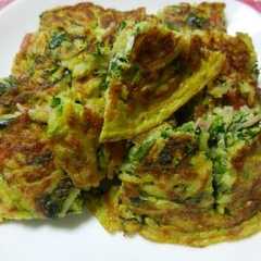 รูปของ 焼きそば麺でほうれん草のオムレツ☆