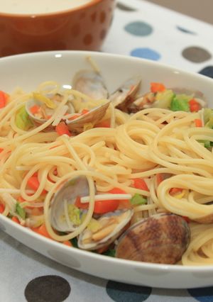 あさりと白菜のスープパスタ-レシピのメイン写真