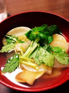 おめでたや〜はまぐりの潮汁-レシピのメイン写真