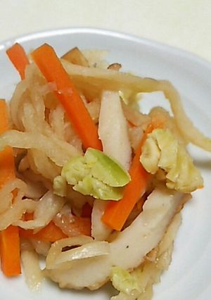 切り干し大根の煮物 豆フレーク入り-レシピのメイン写真