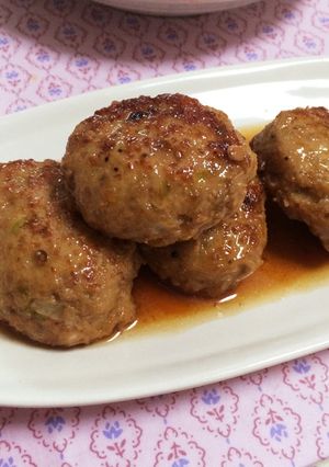 豚ひき肉で＊ふわふわ照焼きつくね-レシピのメイン写真