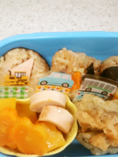 炊飯器でアッという間のそばめし弁当-レシピのメイン写真