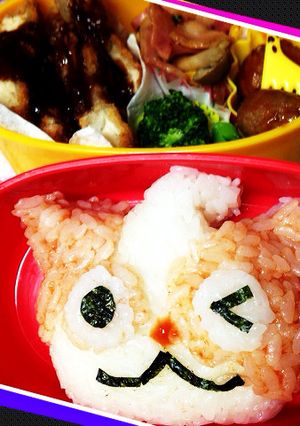 キャラ弁 妖怪ウォッチ ぶちニャン-レシピのメイン写真