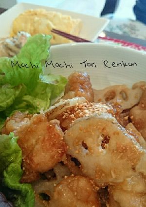 もっちり!!✾鶏もも肉と蓮根の甘タレ-レシピのメイン写真