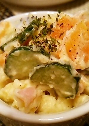 マスタード入り♡マカロニとポテトのサラダ-レシピのメイン写真