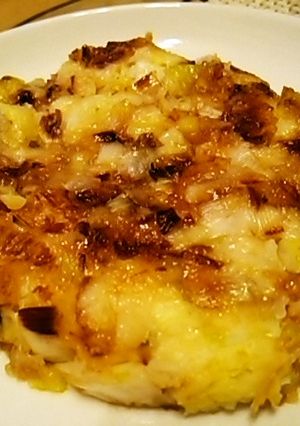 簡単玉葱だけ★タレも美味しい大きなお焼き-レシピのメイン写真