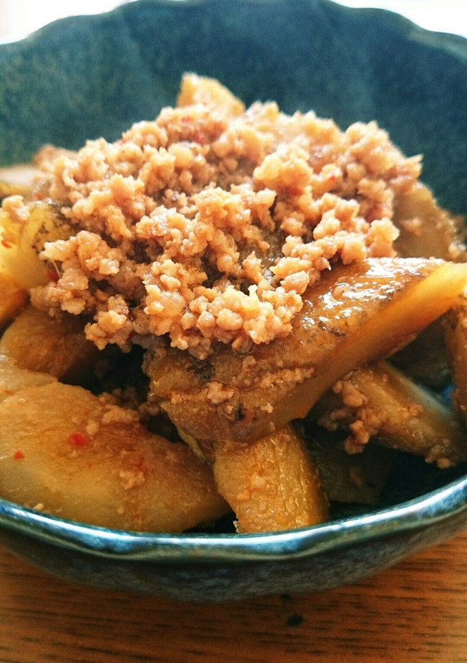 ごぼうと挽き肉の中華風炒め-レシピのメイン写真
