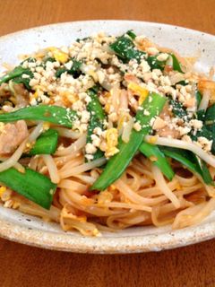 パッタイ☆市販ペーストでタイ風焼きそば-レシピのメイン写真