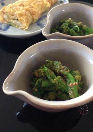 春を味わう＊菜の花の白味噌ごま酢和え-レシピのメイン写真