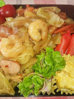 パリパリかた焼きそば弁当♪温かあんかけ♪-レシピのメイン写真