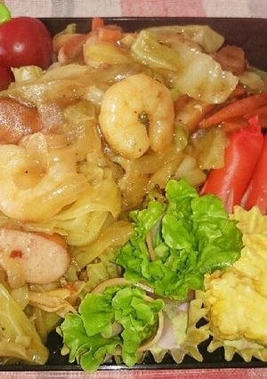 パリパリかた焼きそば弁当♪温かあんかけ♪-レシピのメイン写真